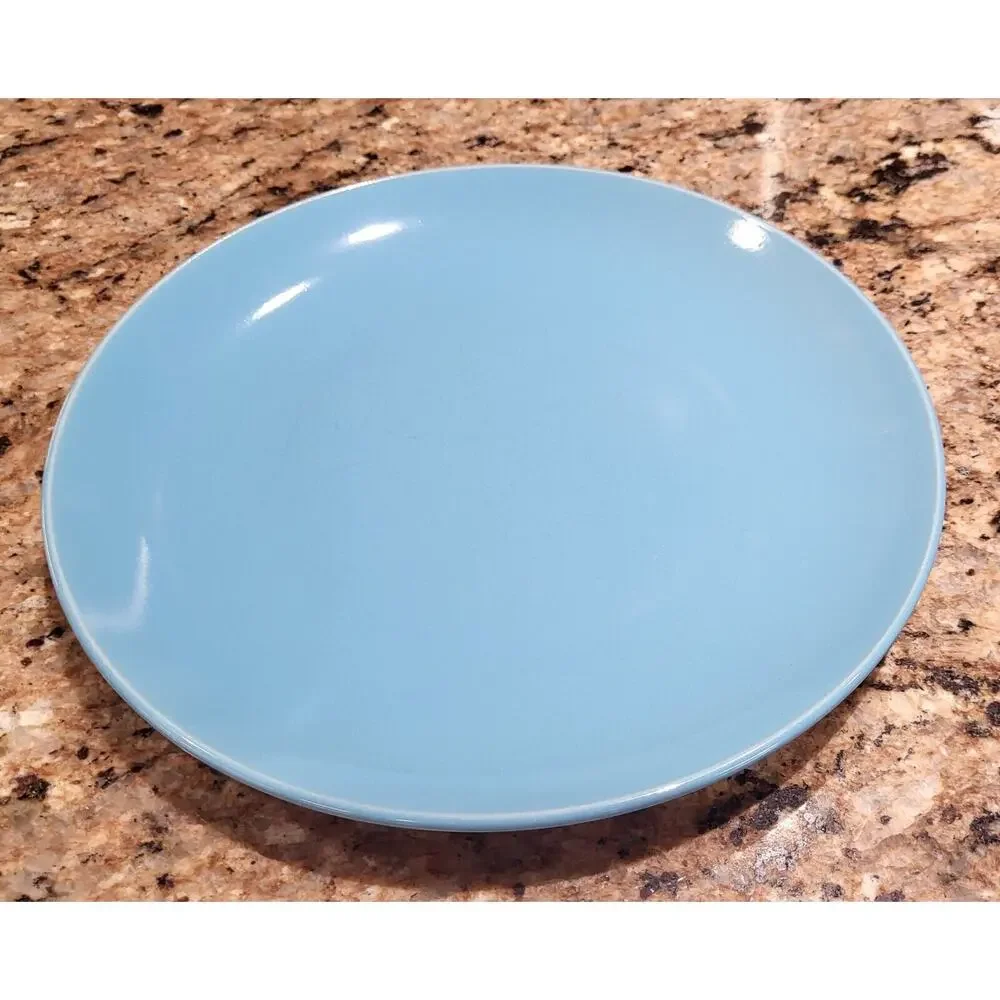 (Qty 1) Ikea Fargrik Turquoise Blue Salad Plate IKEA Of Sweden 21963